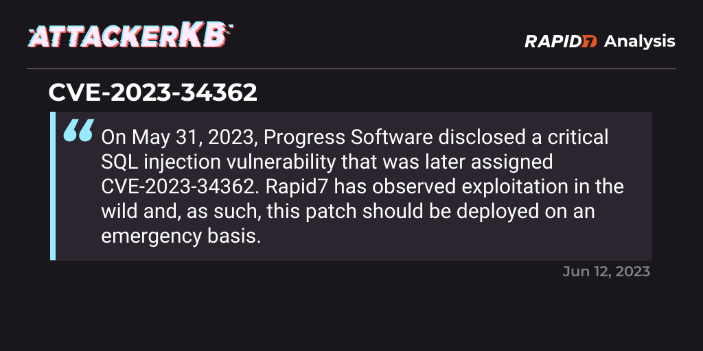 CVE202334362 AttackerKB