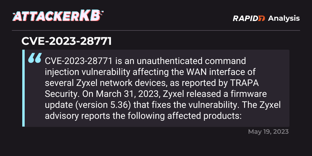 CVE202328771 AttackerKB